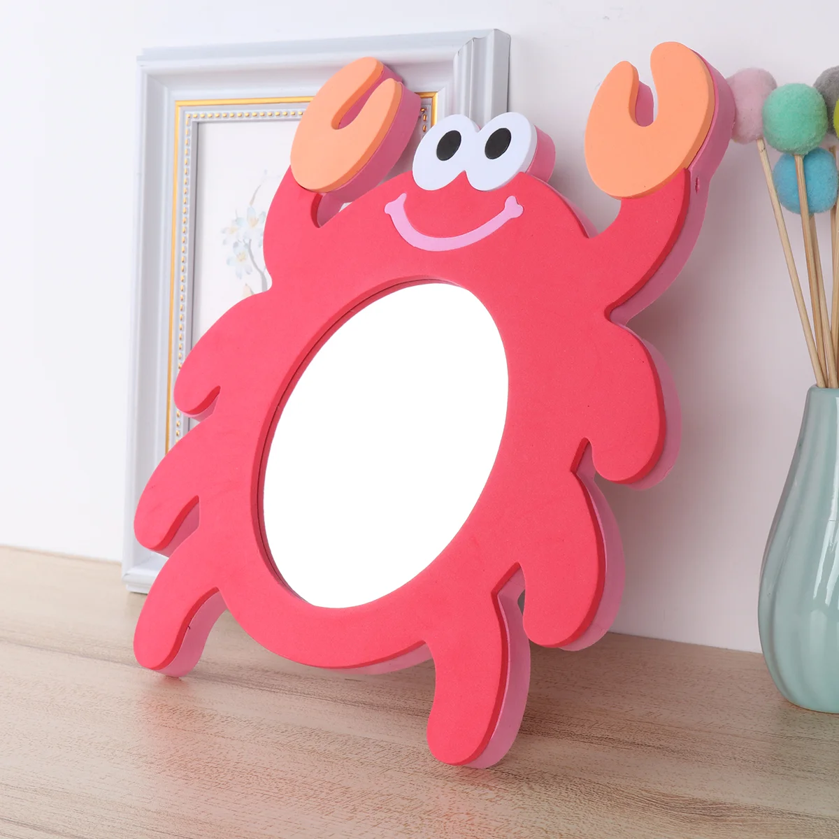 Miroir de bain crabe pour bébés, bain d'eau amusant pour tout-petit