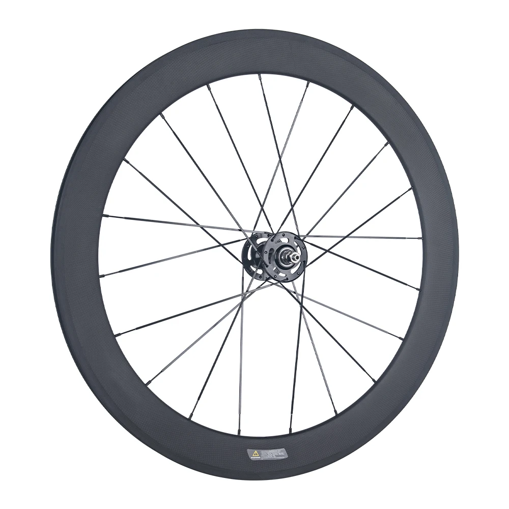 700C Rennrad-Carbon-Laufradsatz für Fixed Gear mit Flip-Flop-Naben von NOVATEC, 38mm 50mm 60mm 88mm Tiefe, 23mm Breite, Clincher-Fahrradlaufradsatz – Detail 15