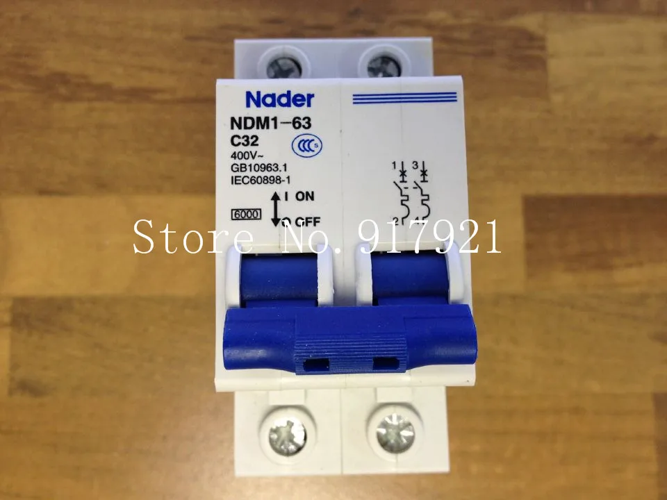 [ZOB] Nader letter NDM1-63 C32 genuine new air switch 2P32A miniature circuit breaker  --10PCS/LOT