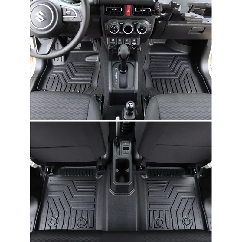 For Suzuki Jimny 2023-2025 Car Floor Mat Tpe Waterproof Foot Mats Carpet Cover Protection Interior Accessories Modify