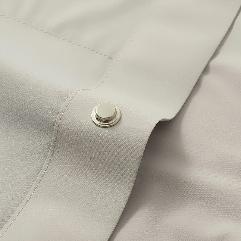 Men's UPF50+ Sunscreen Shirts Suit High End Business Casual Jacket Breathable Sun Protection Top Quality Outdoor Fishing Clothes