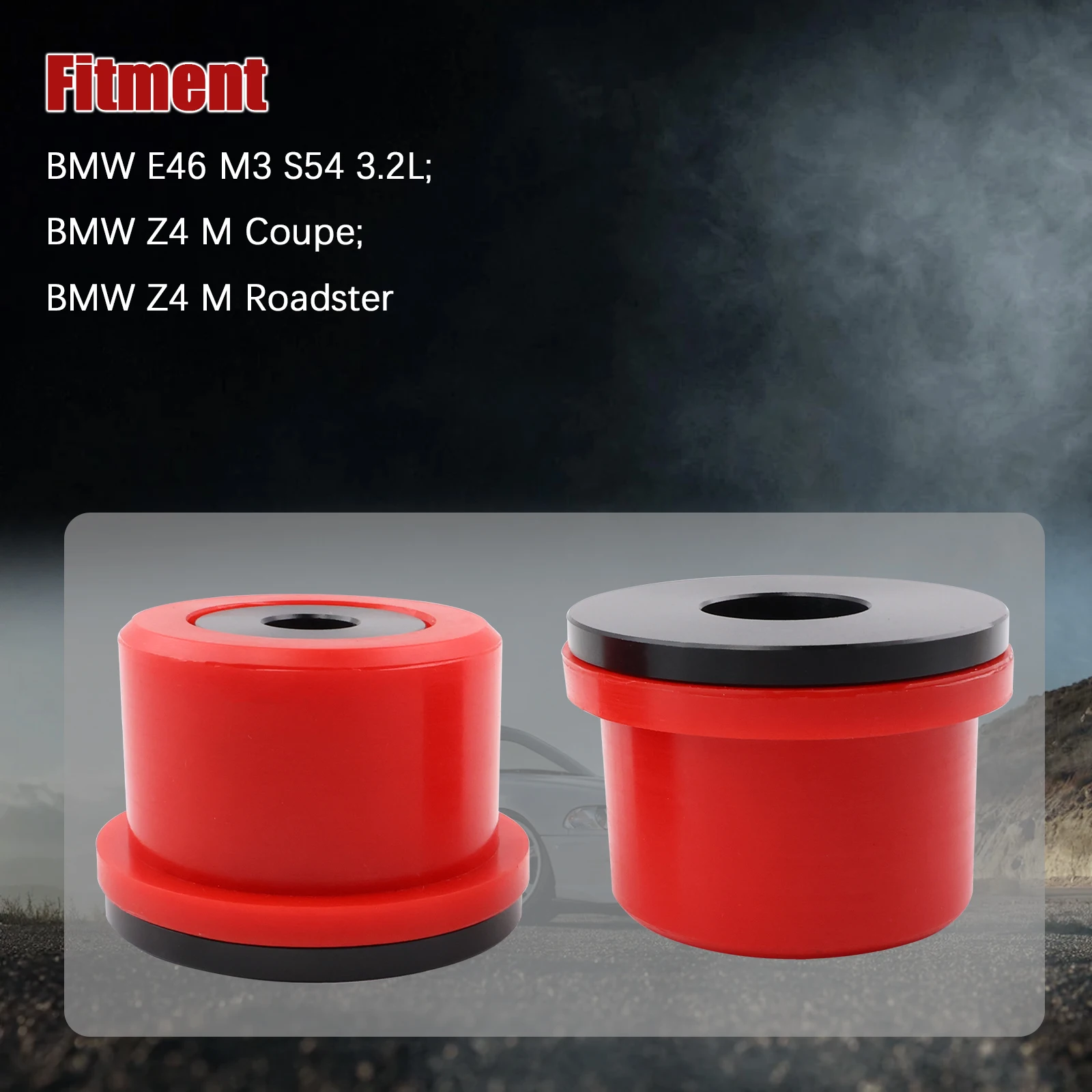 Aftermarket Upgrade Polyurethane Rear Position Diff Bushing Set Differential Mount Bush Kit For BMW E46 M3 Z4