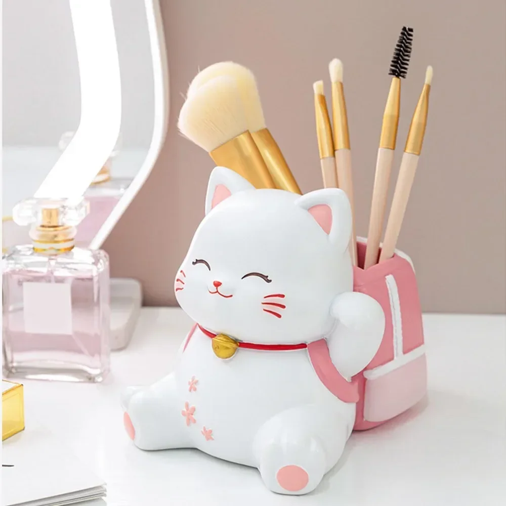 Portable Small Item Tool Tray Ornament Children's Room Desktop Decoration Storage Ornaments Household Cute Rabbit Key Organizer