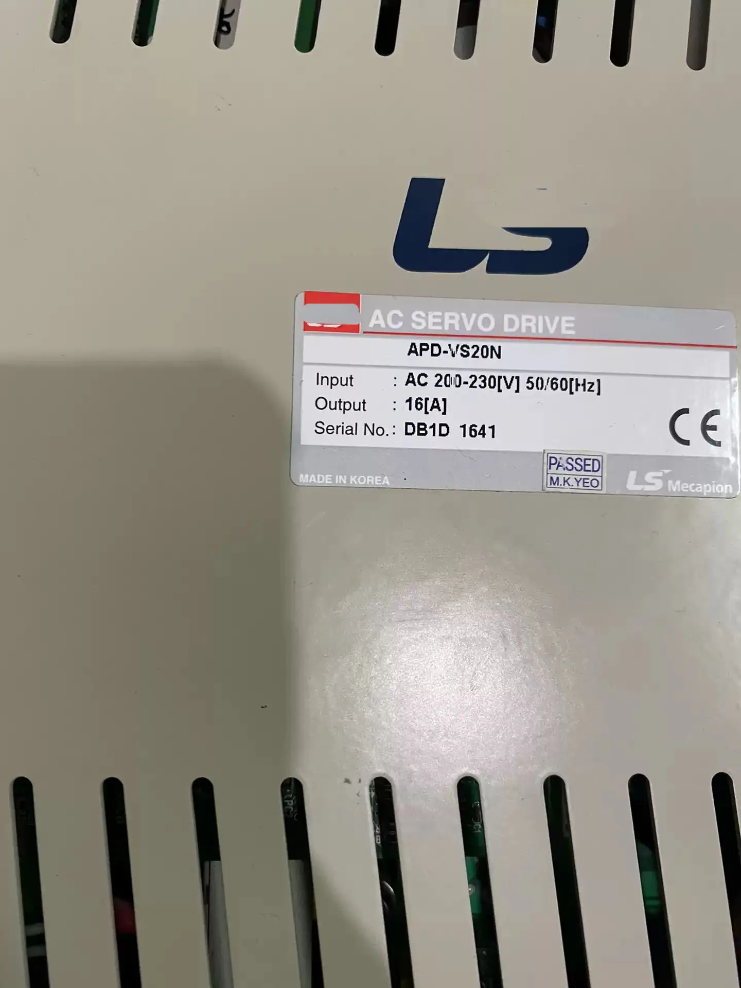 APD-VS20N APM-SE22DEK MX150-L2-100-K-APM-SE22D Серводвигатель для LS