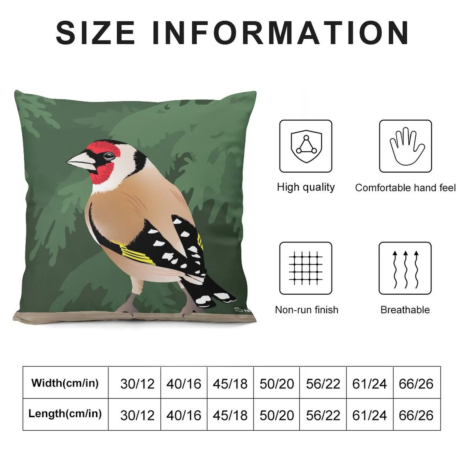 Goldfinch in a regal pose Throw Pillow Luxury Sofa Cushions Pillowcases Cushion Covers Sofa Christmas Pillow pillow