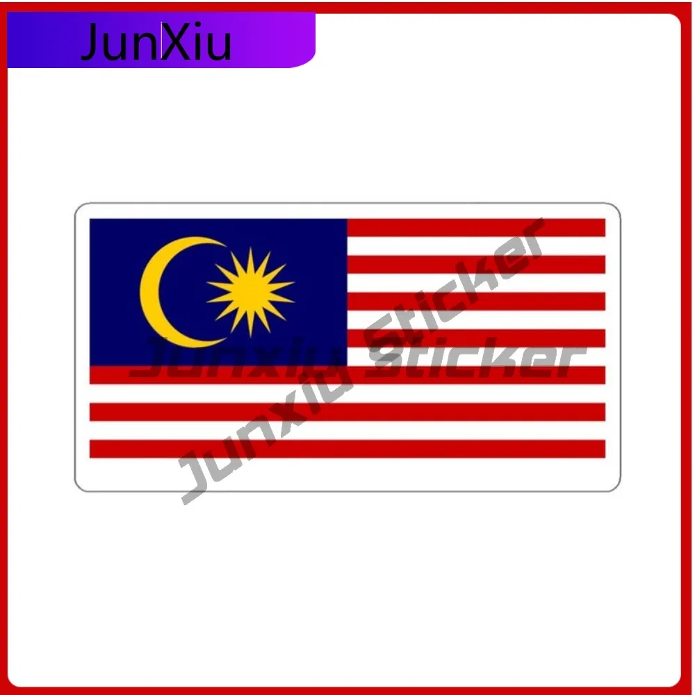 

Malaysia Flag Travel Sticker Anti Scratch Exterior Decor Stickers For Suv Bodywork Bumper Window Phone Trunk Luggage Laptop Pvc