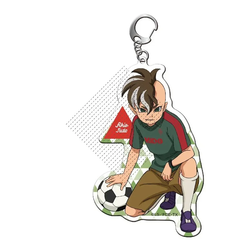 Game INAZUMA ELEVEN 11 Keychain Doll Anime Shuya Goenji Asuto Inamori Ryohei Haizaki Ichirota Acrylic Keyring Pendant for Gift