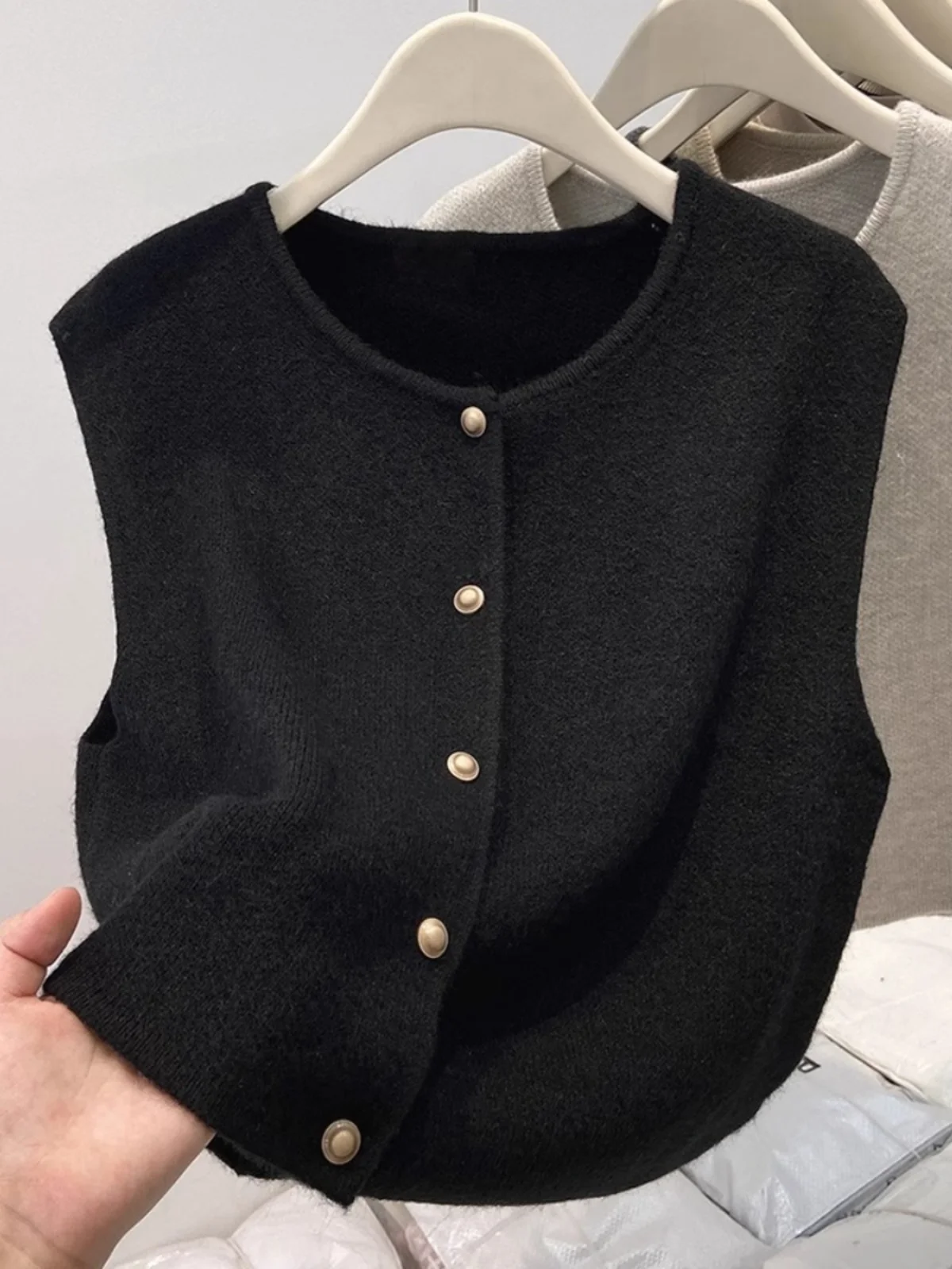 Faionable محبوك سترة طبقات علوية ملابس خارجية ربيع الخريف جديد Sle الملابس النسائية لينة الكورية فضفاضة تناسب تخفيف الرياح