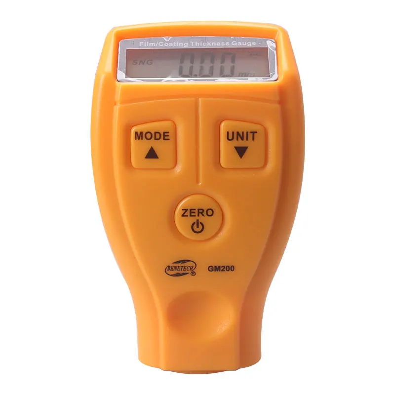 Portable thickness meter LCD digital display plastic film car paint coating thickness gauge