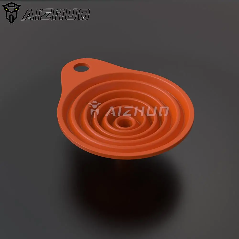 For Honda XL1000V Varadero XL1000 VT1100 VF1000 VTR 1000 FV FW FX Universal Motrcycle Engine Collapsible Silicone Liquid Funnel