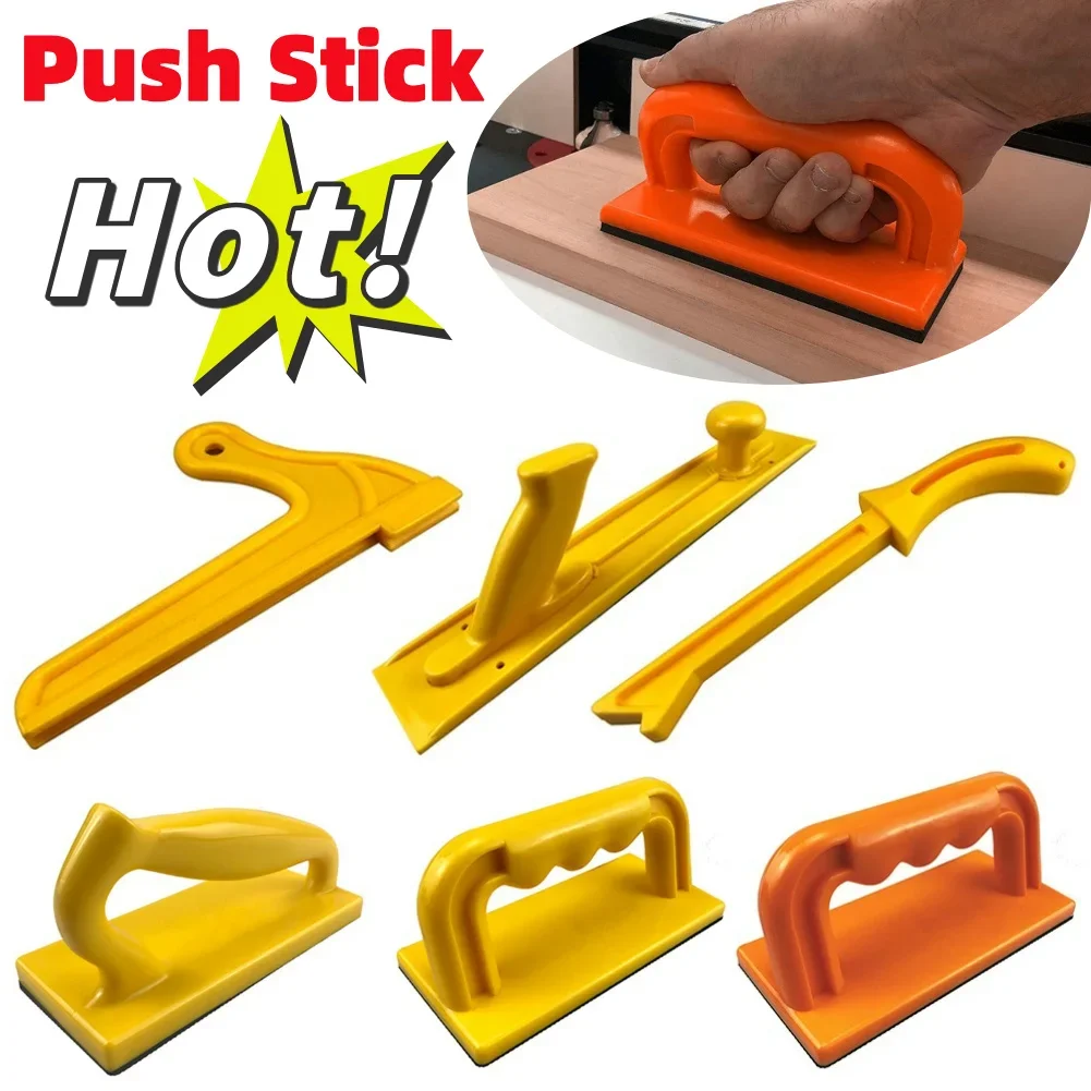 Safety Plastic Push Block for Routers Jointers Table Saw Woodworking Push Sticks Planing Press Planer Pusher Feeder