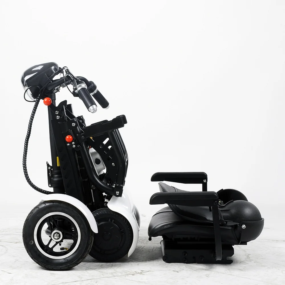 Disabled 4 wheel lithium electric folding mobility scooter  Elderly adult  handicap mobility electric scooter