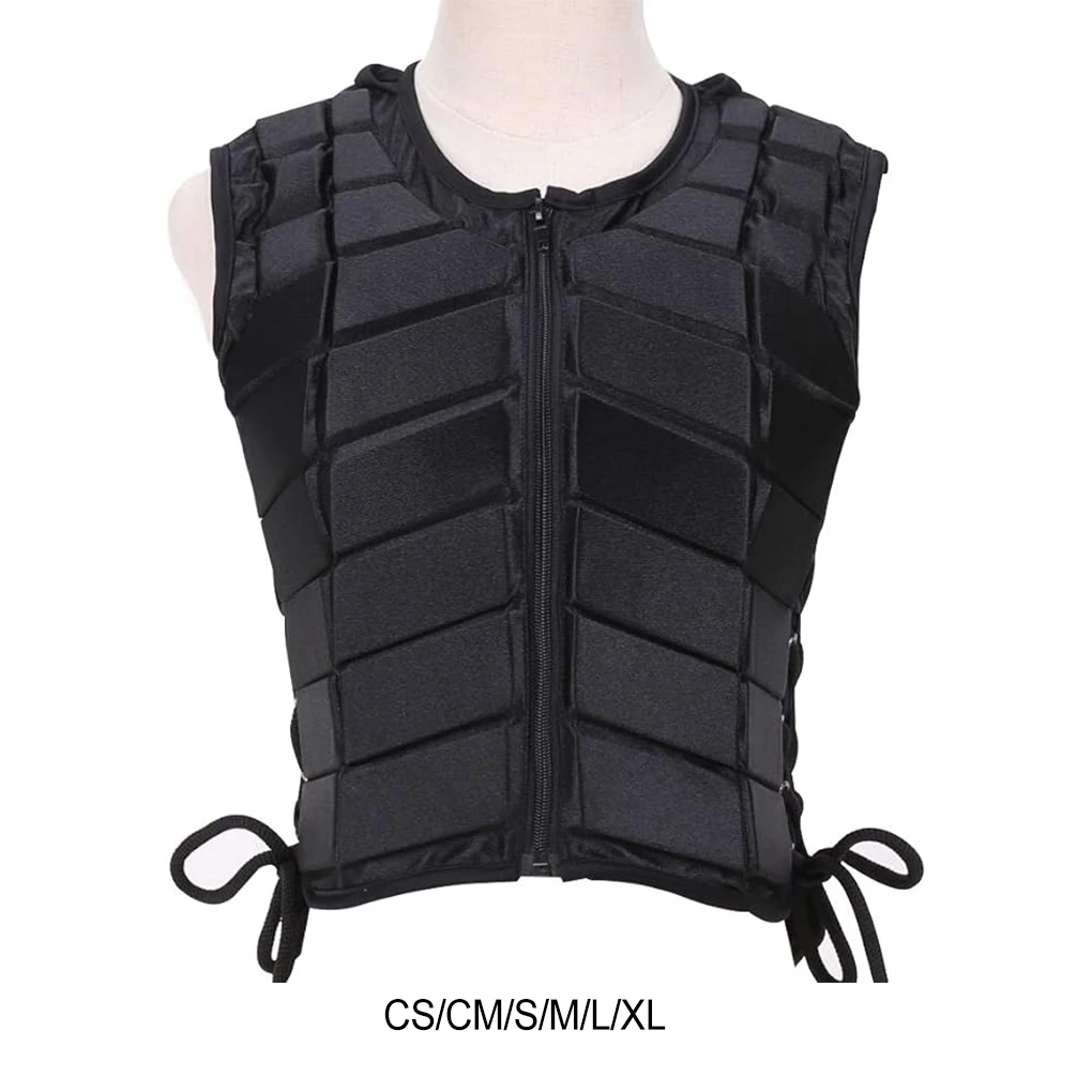 Black Lightweight And Portable Equestrian Vest For Any Adventure Safety Horse Riding Equestrian Vest