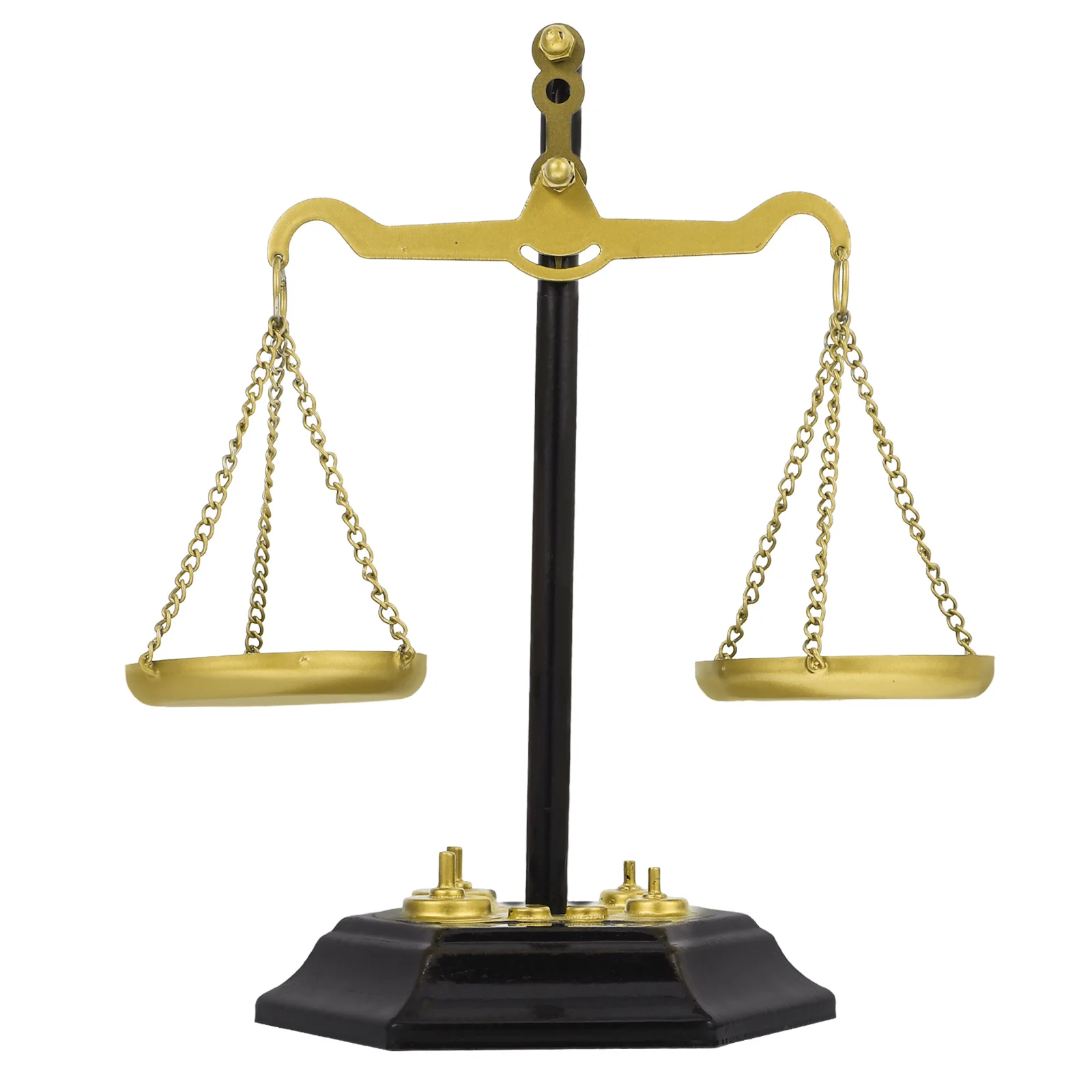 

Stylish Metal Balance Scale Decor for Desktop Home Or Office Tabletop Display Harmonious Room Accent