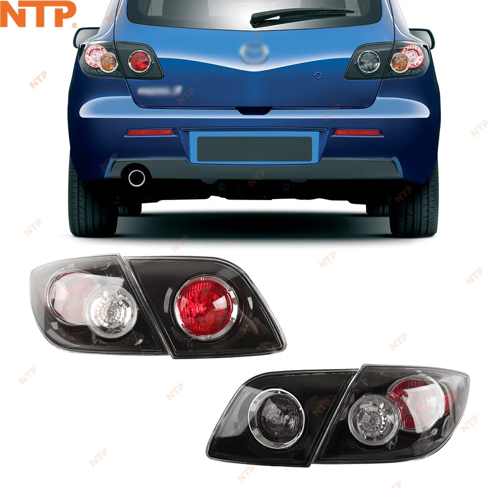 

Задний фонарь для Mazda 3 Hatchback 07-08, комплект задних фонарей, стоп-сигнал, фонарь заднего хода, указатель поворота, автомобильные световые аксессуары