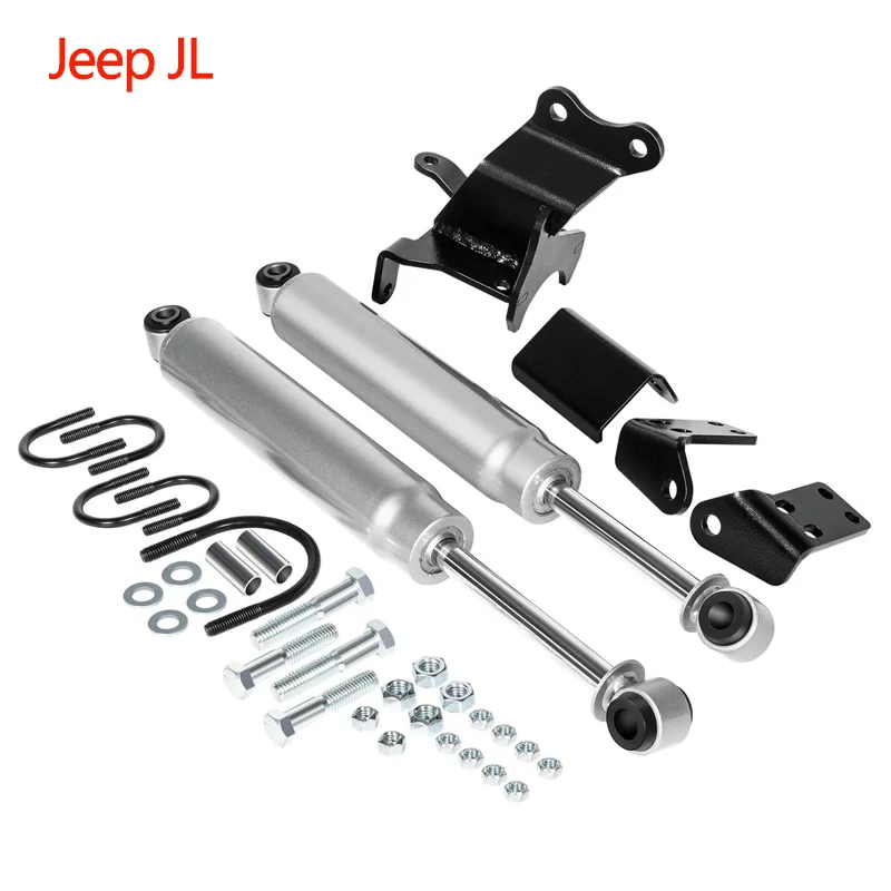 N3 Dual Steering Stabilizer Fits for Jeep JL/Gladiator JT 18-24 with 2.5