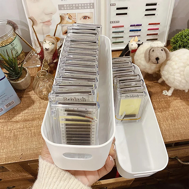 S/L False Eyelash high-capacity Storage Box For Eyelash Extension Tool Organizer Lash Accessories Makeup Tools Storage Box ﻿