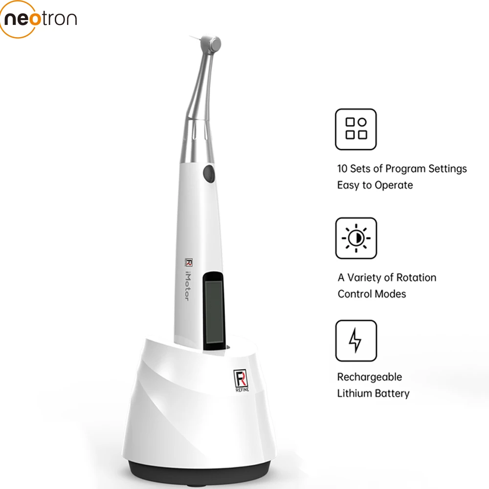 Motor endo dental sem fio, redução 16:1, contra-ângulo, tratamento endodôntico, instrumento de terapia de canal radicular, plugue ue 220v, eua, 110v