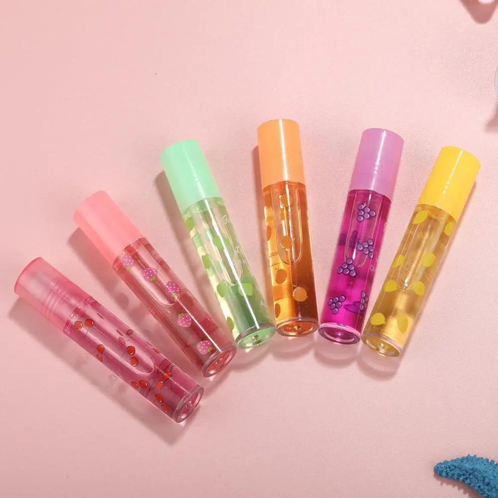 6 Colors Mirror Water Lip Gloss Transparent Moisturizing Random Cosmetics Liquid Balm Lasting Shipments Hydrating Lip Lipst N1Q9