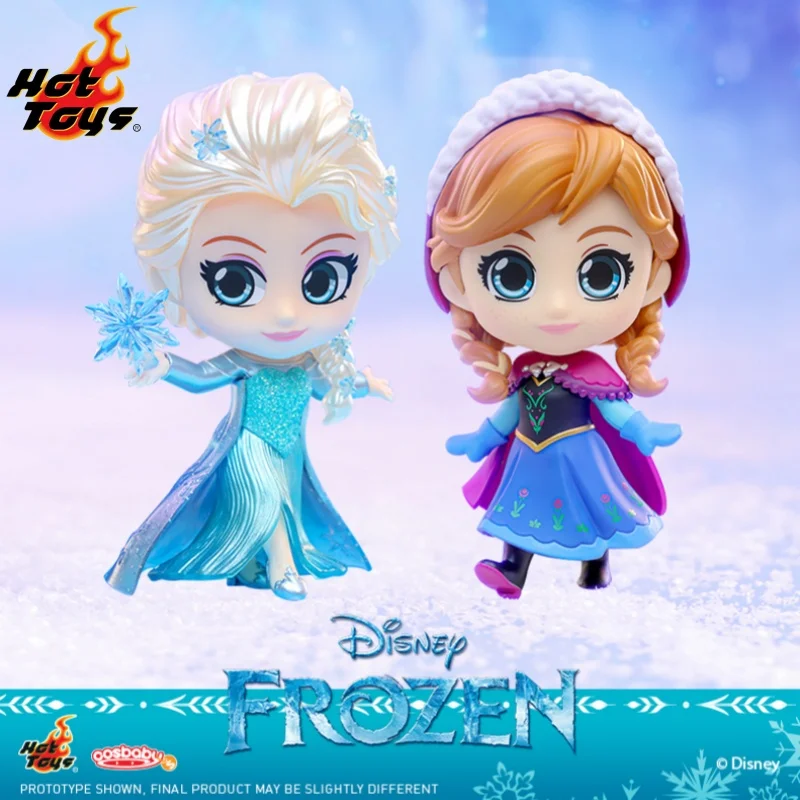 Hot Toys Disney Charm Is Radiant Frozen Aisha Anna Cosbaby(S) Mini-Collection Doll Desktop Ornament Toys Room Decorate Kid Gifts