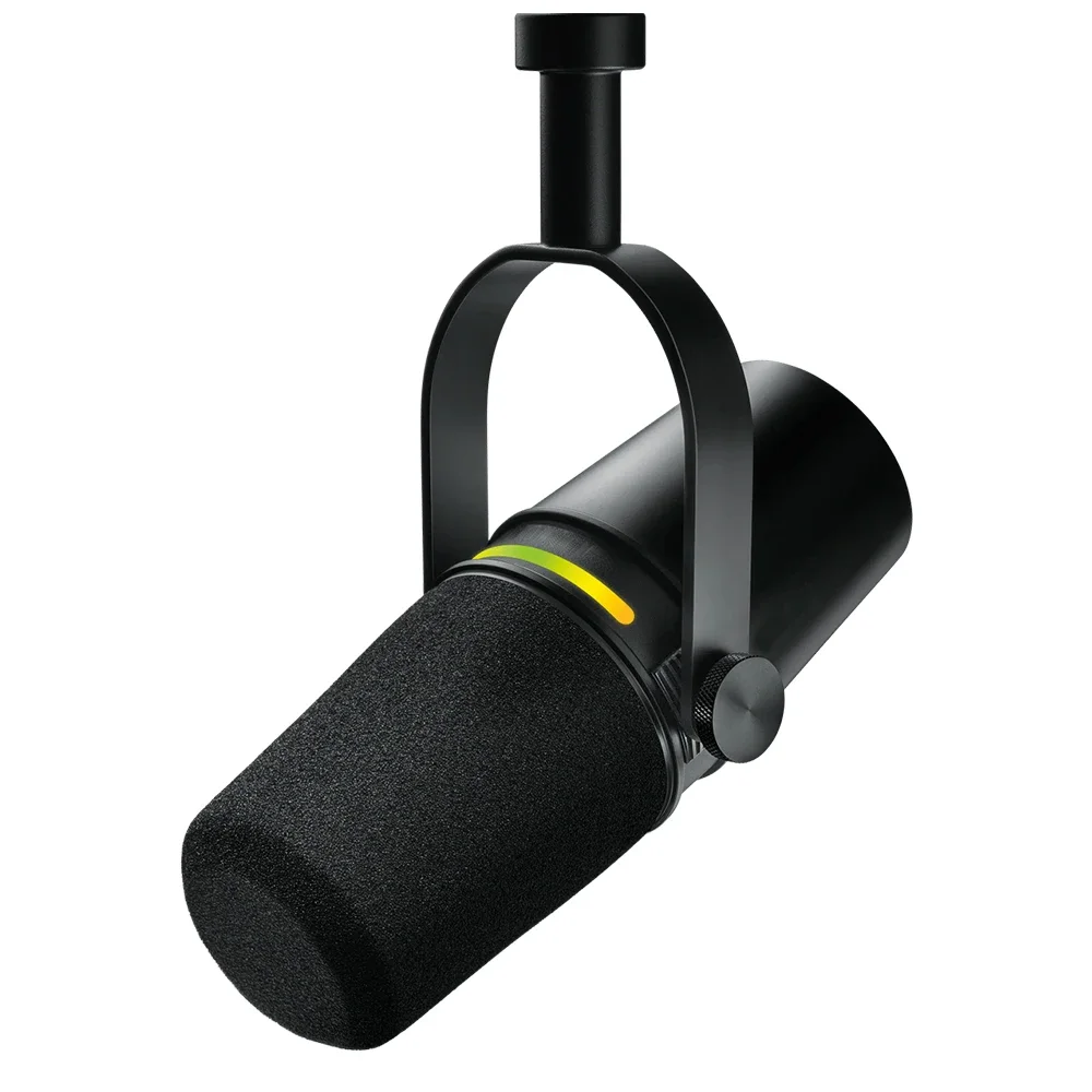 2026/MV7+ USB/XLR Hybrid Dynamic Microphone with Touch Controls, Built-in DSP App Compatibility for Podcasting and Streaming
