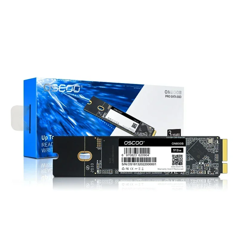 Imagem -06 - Oscoo-discos Rígidos Ssd para Macbook Air Sata Tlc 3d Original 1tb A1465 A1466 2012 Emc2258 2259 A1398 A1425