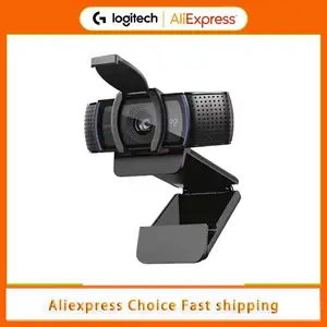 新しいLogitech C920E HD Pro WebCam録音USBスマート1080Pコンピューターアップグレードバージョン用ミニカメラWebCam 12ベストセールスrazer kiyo -№1