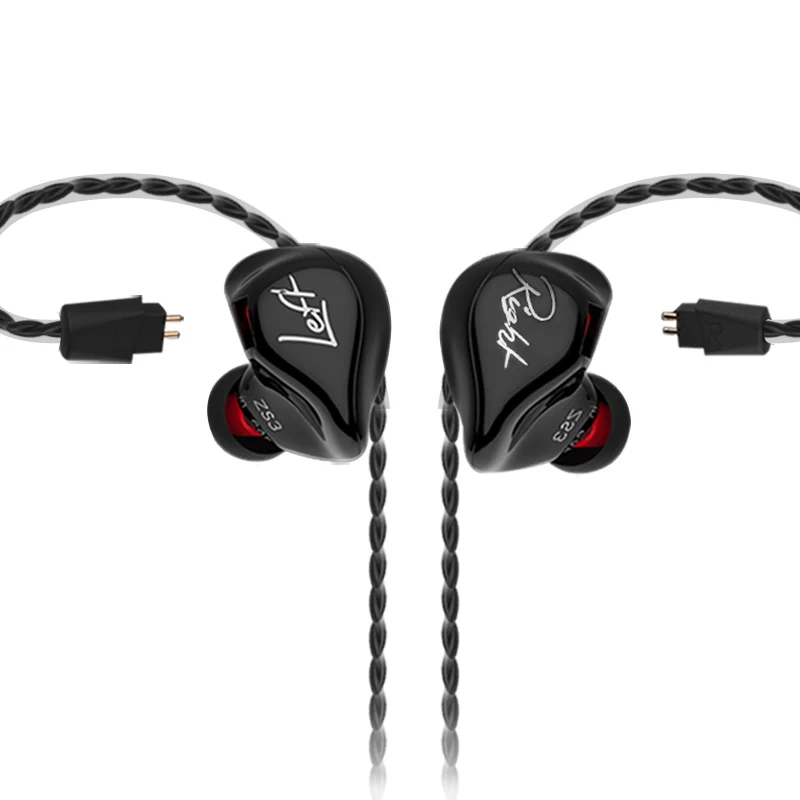 KZ ZST/ZS3อินเอียร์หูฟัง Hifi หูฟังเบสหูฟังเพลงหูฟังเกมที่ถอดออกได้สาย