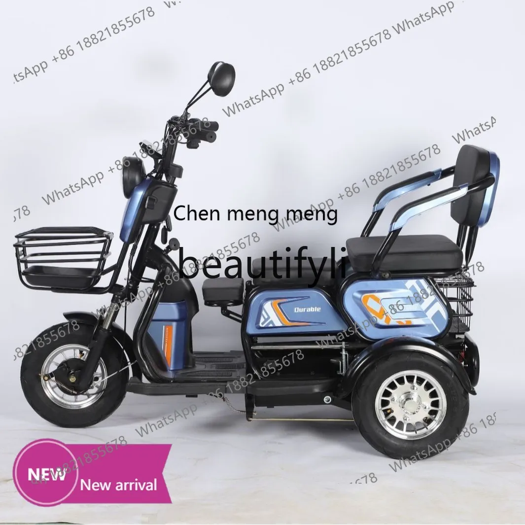 x  Cool Three-Wheel Electric Scooter for Adults and Seniors, Small Electric Bike for Commutingx
