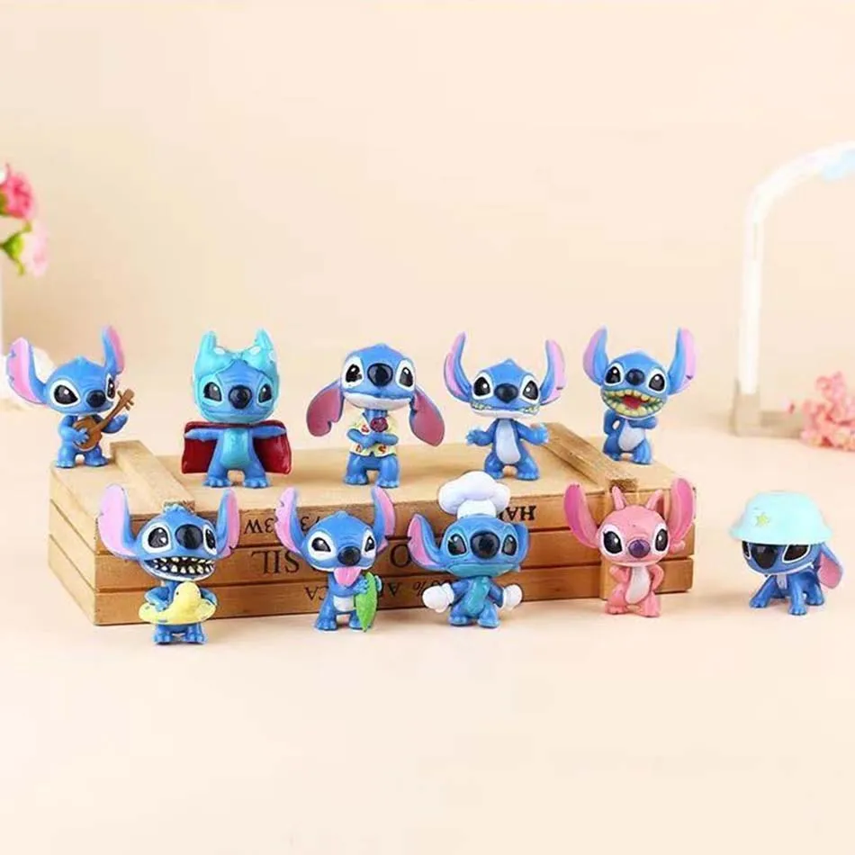 حار غرزة الشكل مجموعات الالعاب أنيمي غرزة عمل التماثيل هدية عيد الميلاد والدمى مع حقيبة التخزين توريد ألعاب الديكور