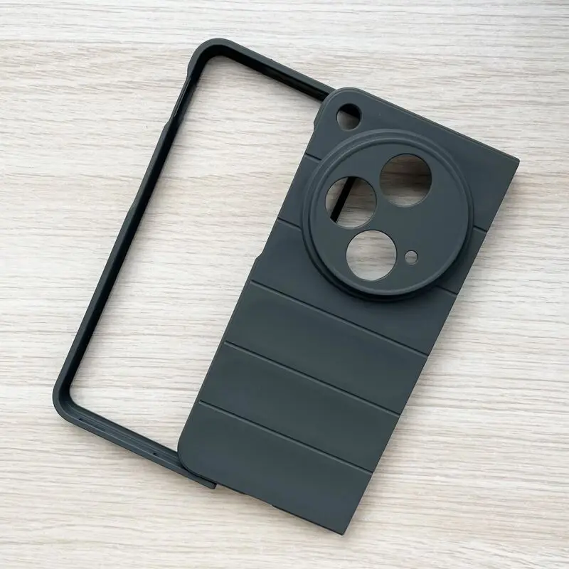 ELVEV Shockproof Beautiful Skin - Feeling Hard Plastic Phone Folding Case for Oppo Find N3 / OnePlus Open