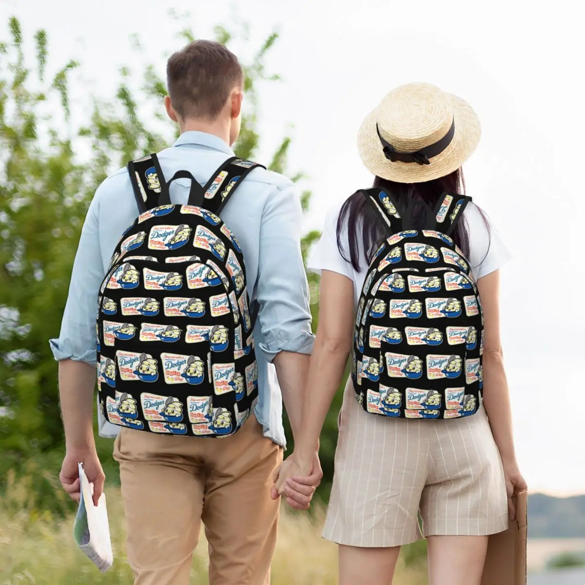 World Famous Dodger Dole Whip Student Backpack School Bag Hiking Travel Daypack for Boys Girls Bookbag Shoulder Bags