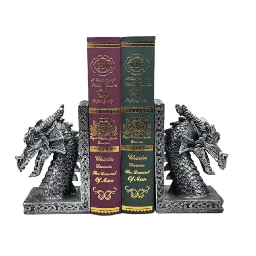 

Декоративные подставки для книг на полки, прочные, для книг, тяжелые, в виде животных, для декора книжных полок, статуэтки-держатели для книг для дома и офиса