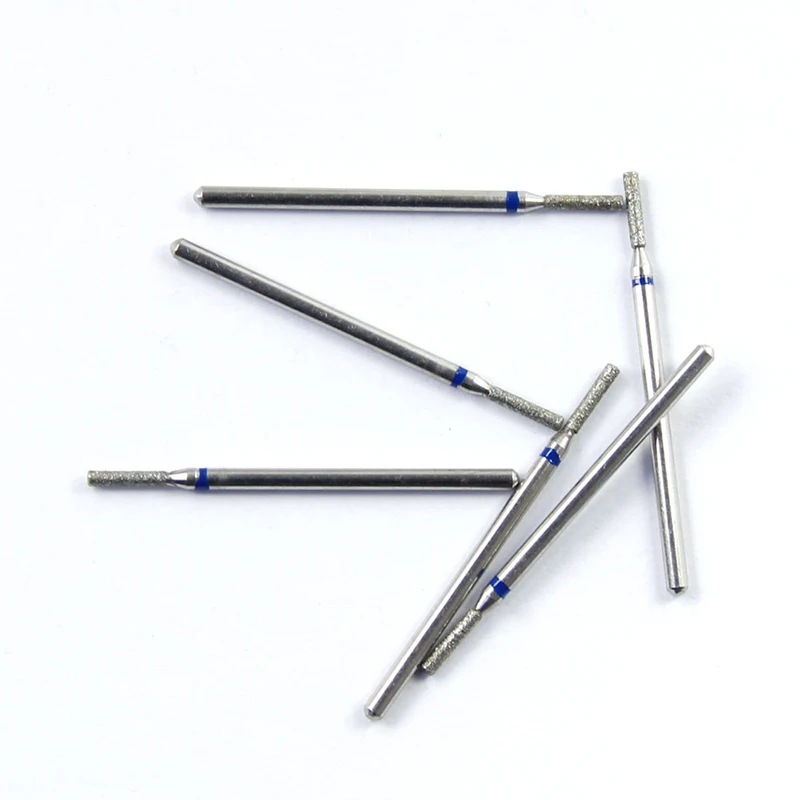 Lodden 30pcs Dental Diamond Bur HP (Electroplated) Medium Blue Dia 2.35mm Denta Lab Materials