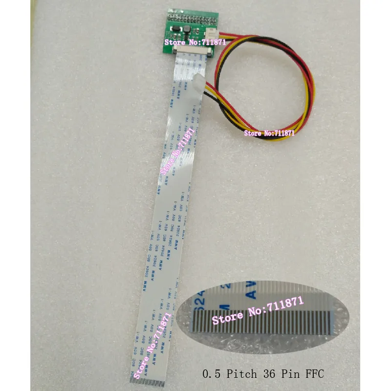 

Кабель B101EAN01.6 для экрана, линия 0,5 шага 36 P FFC FPC LVDS 1ch 8bit, кабель для ЖК-экрана 36-контактный FFC 1ch 8bit LVDS, линейный провод для экрана