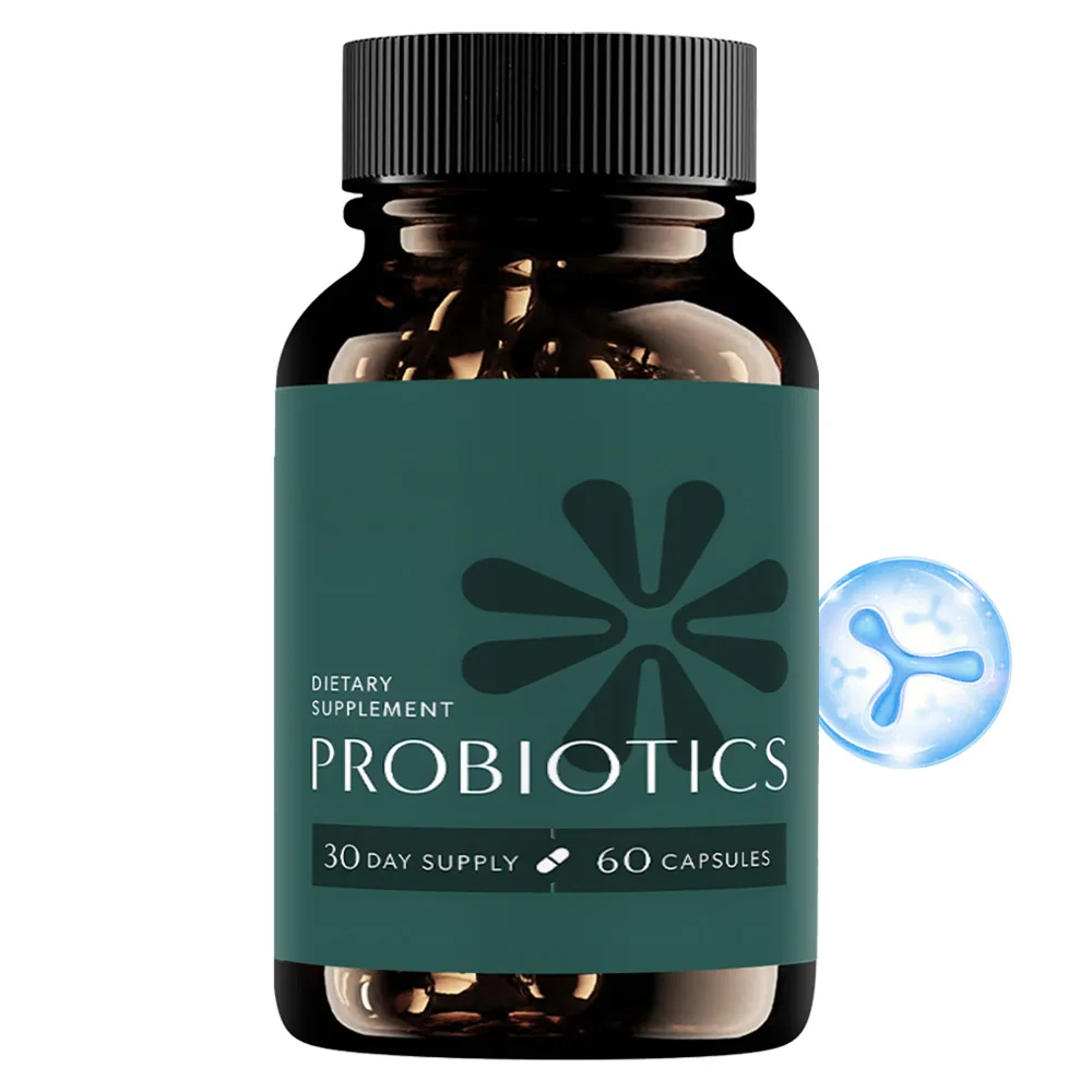 

Probiotics - Digestive Health Probiotic, Gut Support for Men and Women, Vegan & Gluten Free Dietary Supplement - 60 Capsules