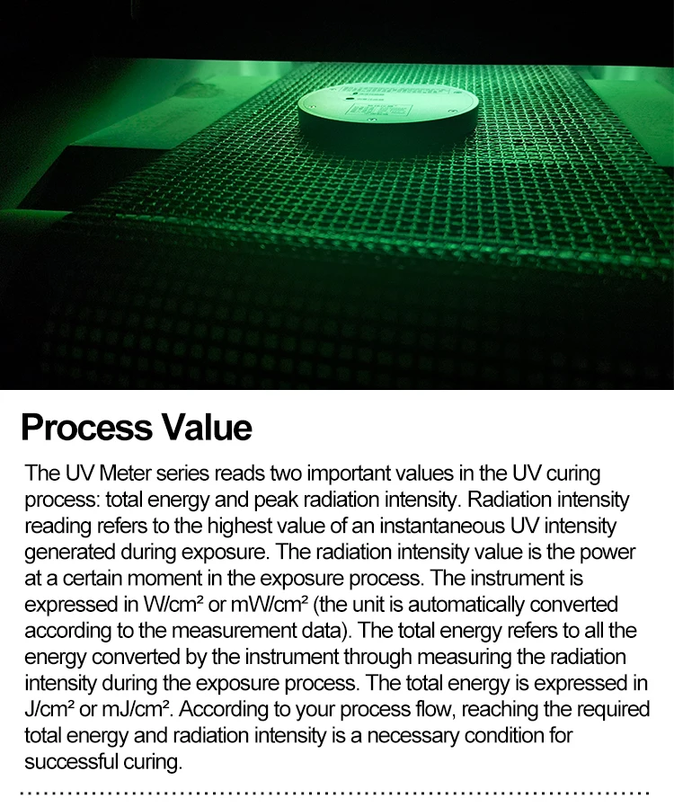 2025 أفضل بائع متر 150 320-400NM آلة التعريض علاج خاص ، الطاقة/الكثافة/درجة الحرارة الأشعة فوق البنفسجية مقياس الطاقة