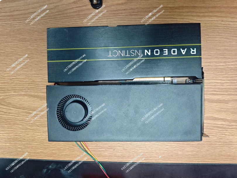 Mi50 graphics card fan, original graphics card length, extremely large air volume