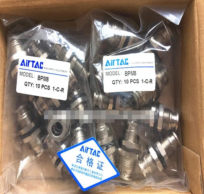 

10pcs/1Bag New AirTAC BPM8 Fittings