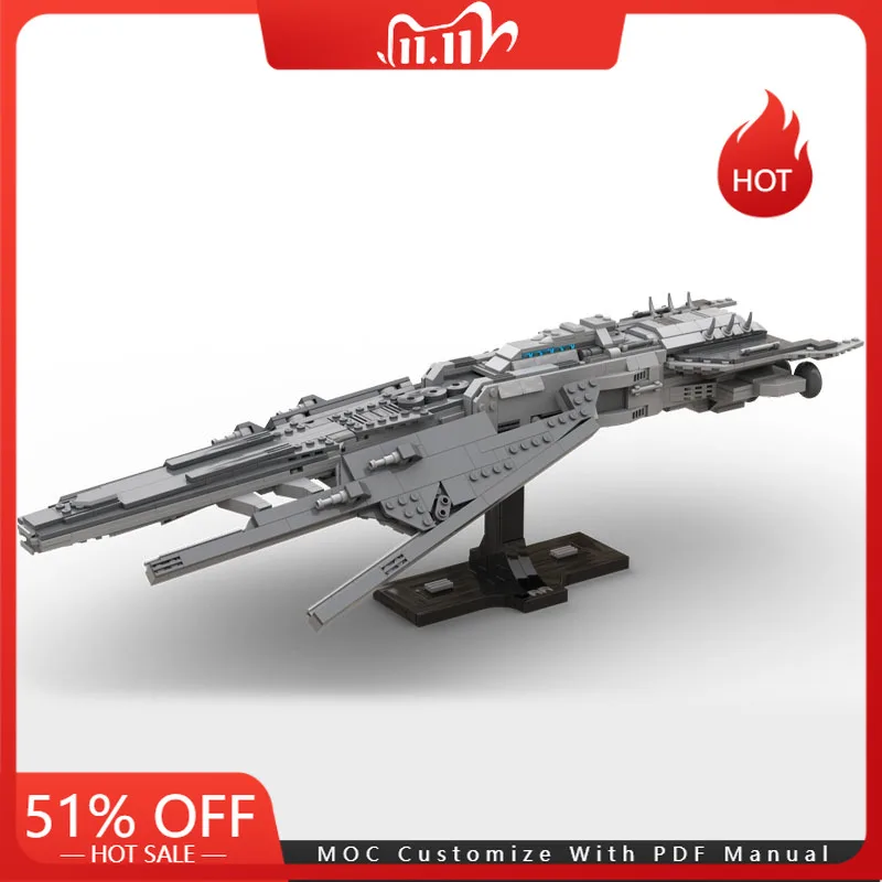 

1029 шт. MOC Star Battle Fleet флагманская модель строительные блоки кирпичи DIY творческая сборка развивающие игрушки набор рождественские подарки