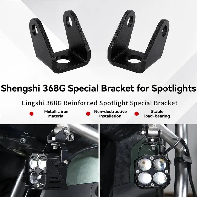 Replacement Mount For Motorcycle Lights, 2 Pack For 368G For Motorcycle Light Bracket Accessory