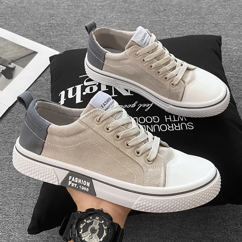 أحذية رياضية كاجوال للرجال موضة الأزرق حذاء قماش رجالي تنفس تنوعا أحذية التزلج للرجال حجم كبير 46 أحذية رياضية