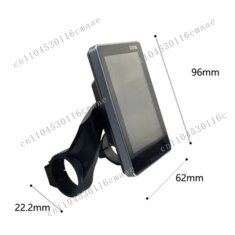 New Electric Bicycle LCD Display GD06 Large Vertical Screen, Suitable for Controllers