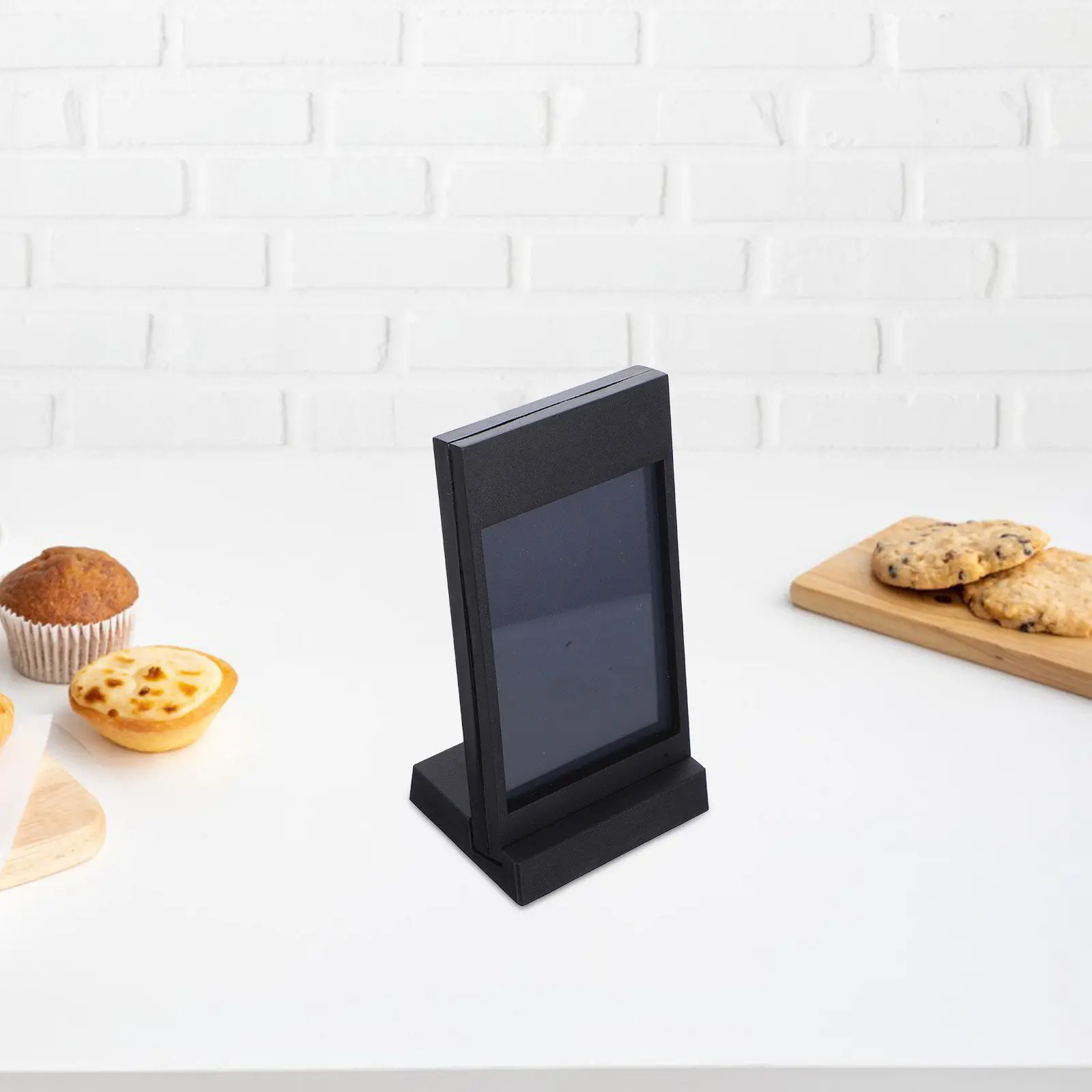 

5Pcs Sturdy Plastic Sign Holder Vertical Stand for Tabletop Price Display Menu Board Retail Shop Restaurant Desk Signage
