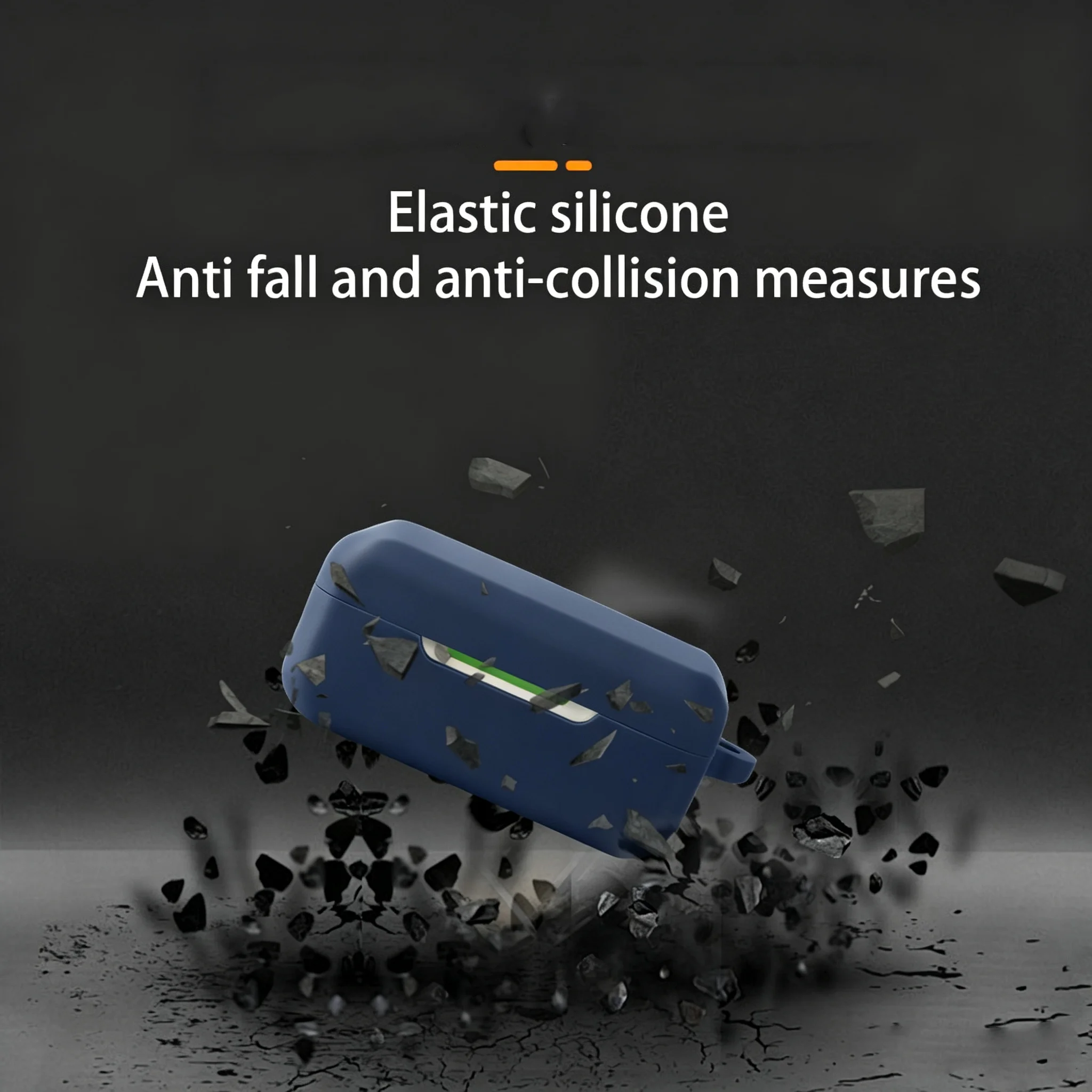 Für EDIFIER HECATE GX03 Ultra Kopfhörer-Etui Weiche Silikon-Schutzhülle Stoßfest Präzise Aussparungen Ladekompatibel Mit Karabinerhaken