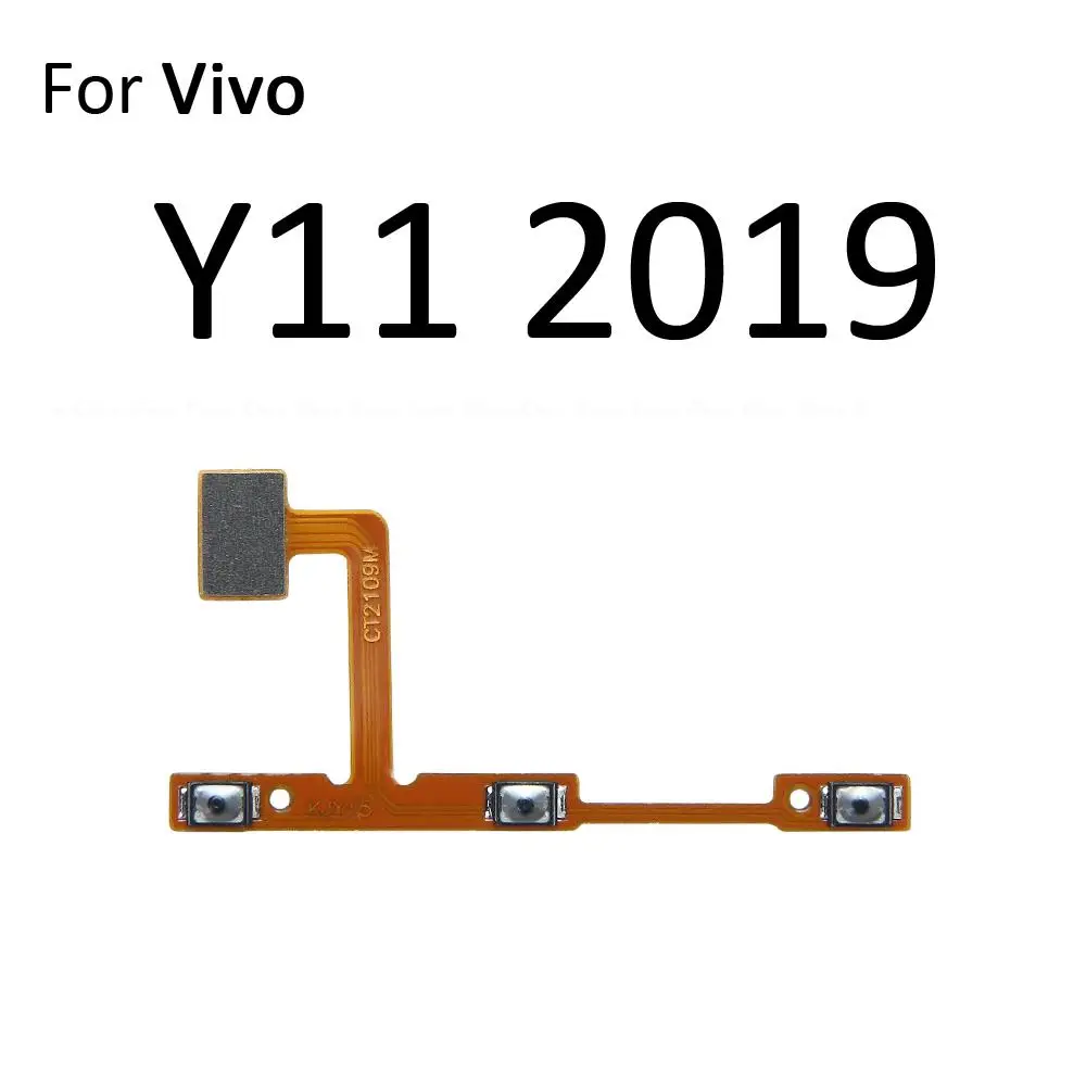 전원 켜기 끄기 음소거 제어 키 볼륨 단추 플렉스 케이블, Vivo Y19 Y17 Y15 Y10 Y12 Y12s Y12i Y12A Y11 Y11s Y15A Y15C Y15s 용