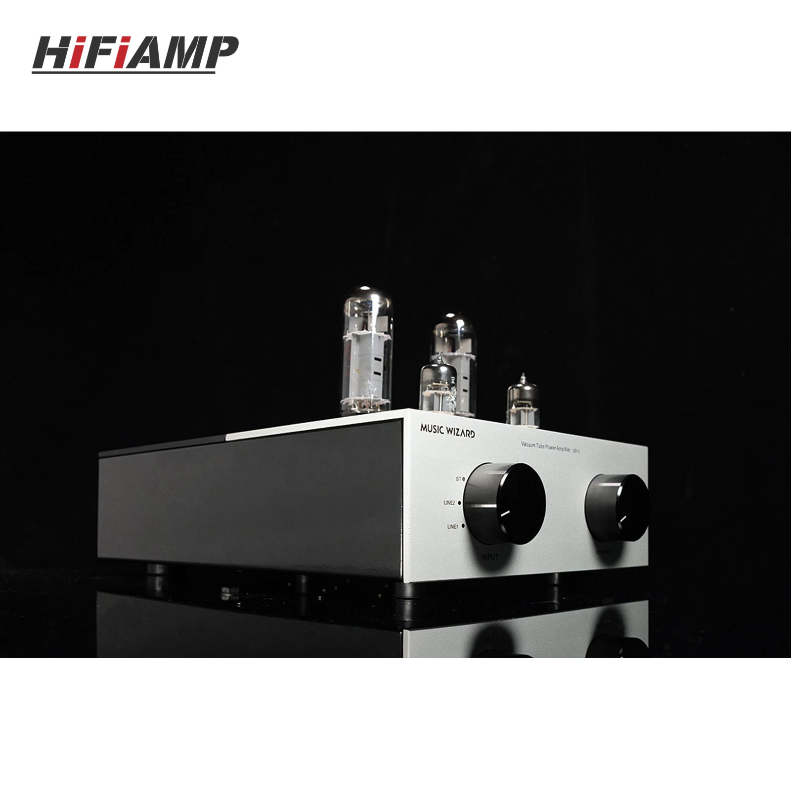 HiFiAMP Music Wizard VP-1 8Wx2 EL34 Tube Amplifier Bluetooth Integrated Amp for Home Theater