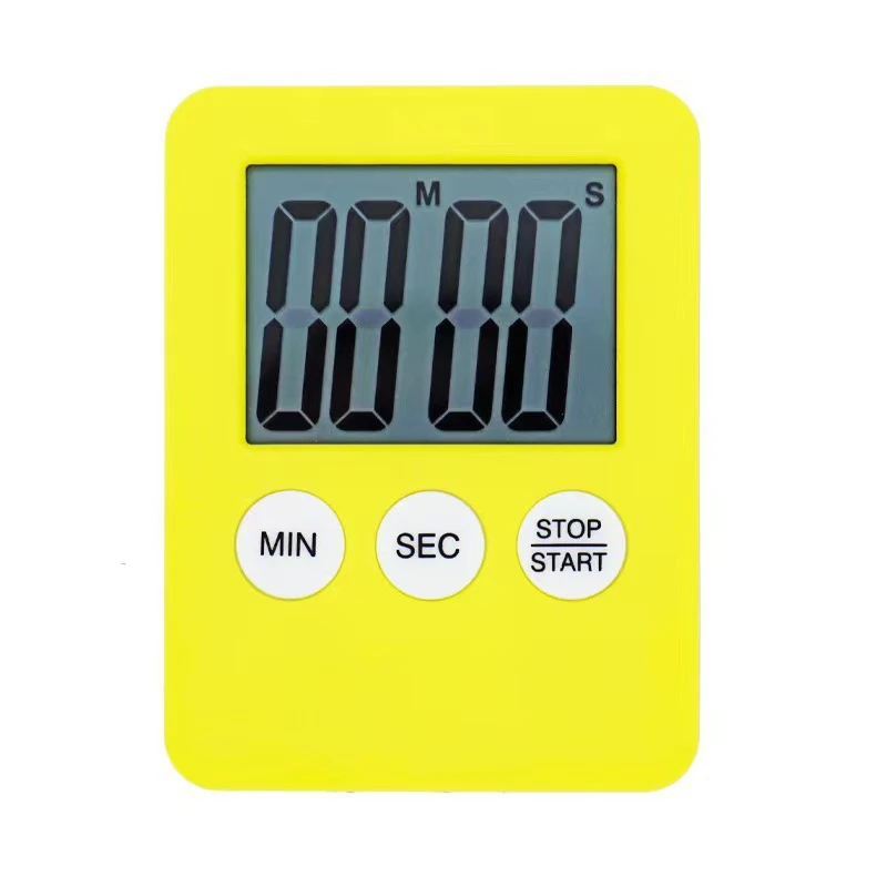 Multi-Function Electronic Timer Stopwatch LCD Display Mini for Sports Exercise Baking Cooking Digital Electronic Kitchen Timer