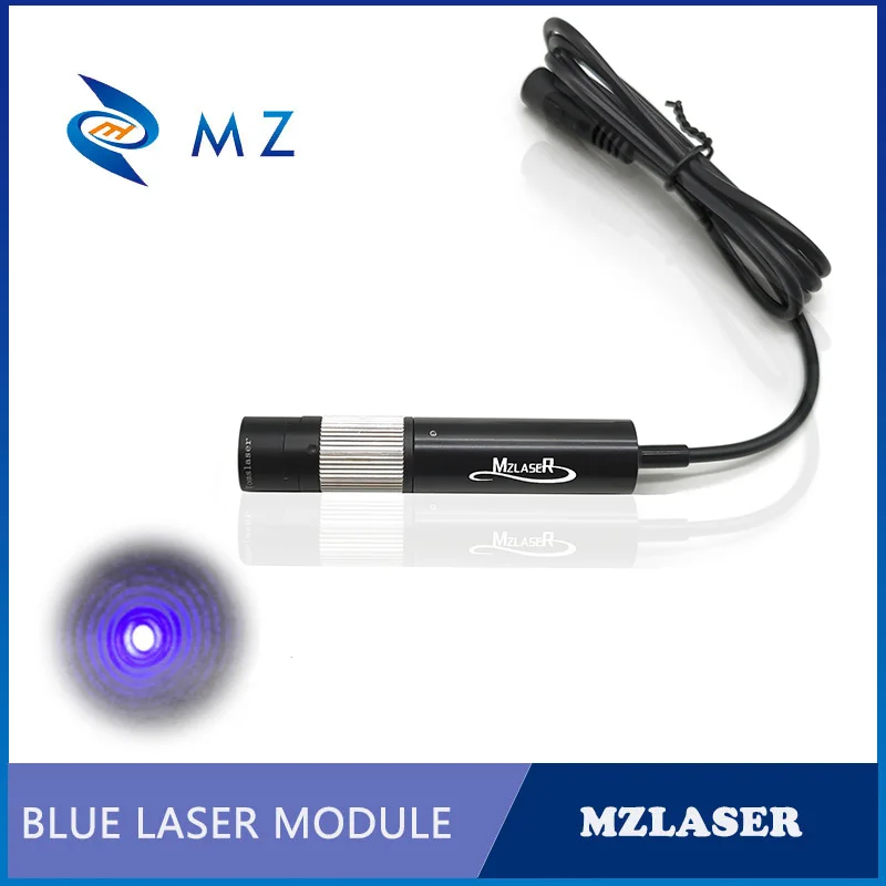 Imagem -02 - Módulo de Diodo Laser Azul e Violeta com Suporte de Fornecimento Focagem Ajustável Alta Estabilidade Ttl D16 x 81 mm 405nm Venda Quente