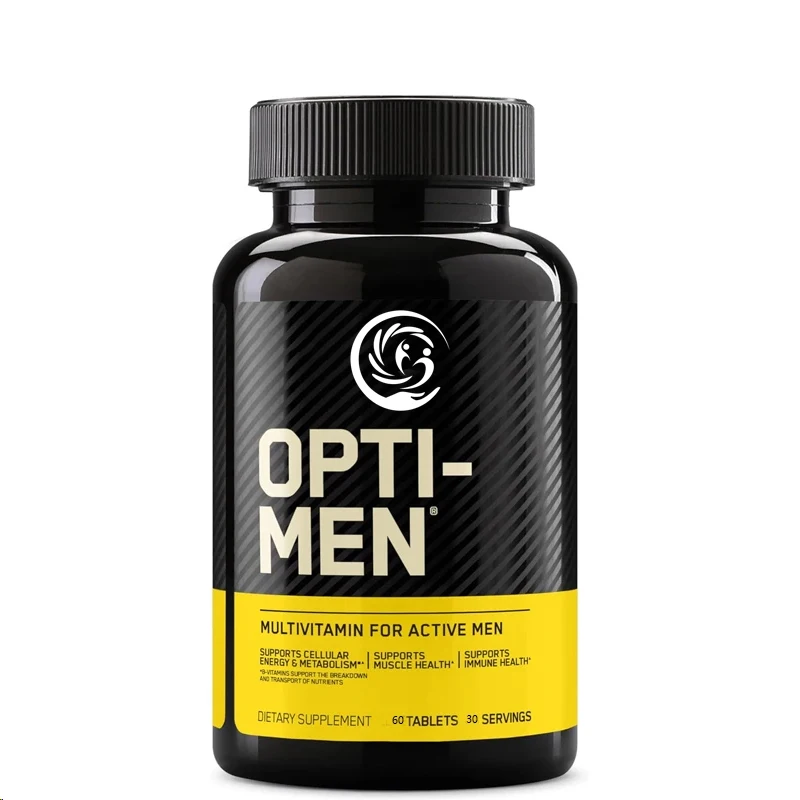 Opti-Men, Vitamin C, Zinc and Vitamin D, E, B12 for Immune Support Mens Daily Multivitamin Supplement